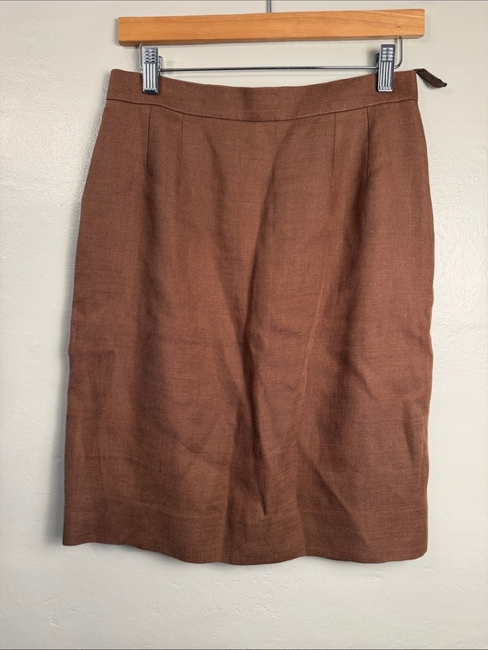 Ines De La Fressange Women’s Brown Pencil Skirt